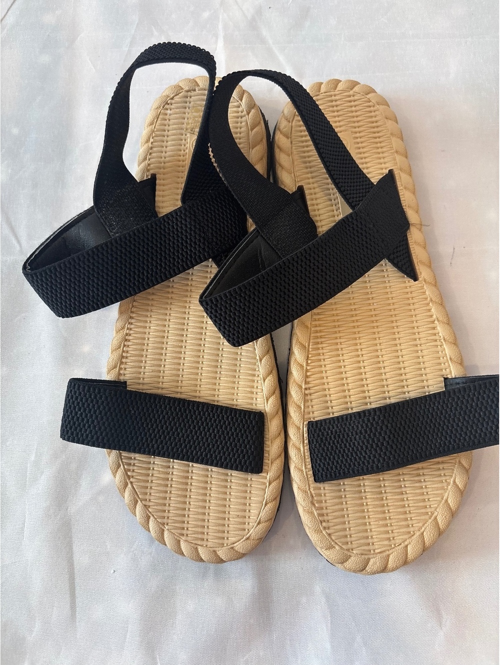 Black Strap Sandals
